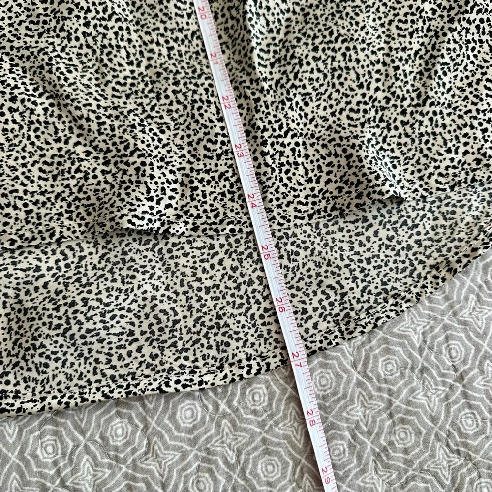 Sienna Sky Animal Print Satin Midi Skirt Size S